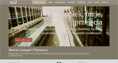 Desktop Screenshot of kancelaria-radcow.com